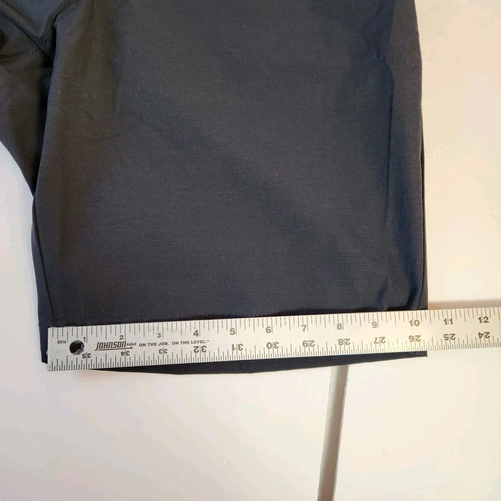 NWT Banana Republic Mens Black Comfort Flat Front Shorts Sz‎ 36 Chino Shorts NEW